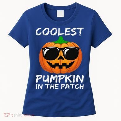 Funny Coolest Pumpkin In The Patch Halloween Funny Women's T-Shirt