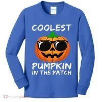 Funny Coolest Pumpkin In The Patch Halloween Funny Kids Long Sleeve Shirt thumb 0
