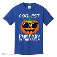 Funny Coolest Pumpkin In The Patch Halloween Funny Kids T-Shirt thumb 0