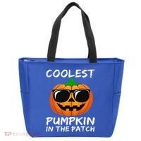 Funny Coolest Pumpkin In The Patch Halloween Funny Tote Bag thumb 0