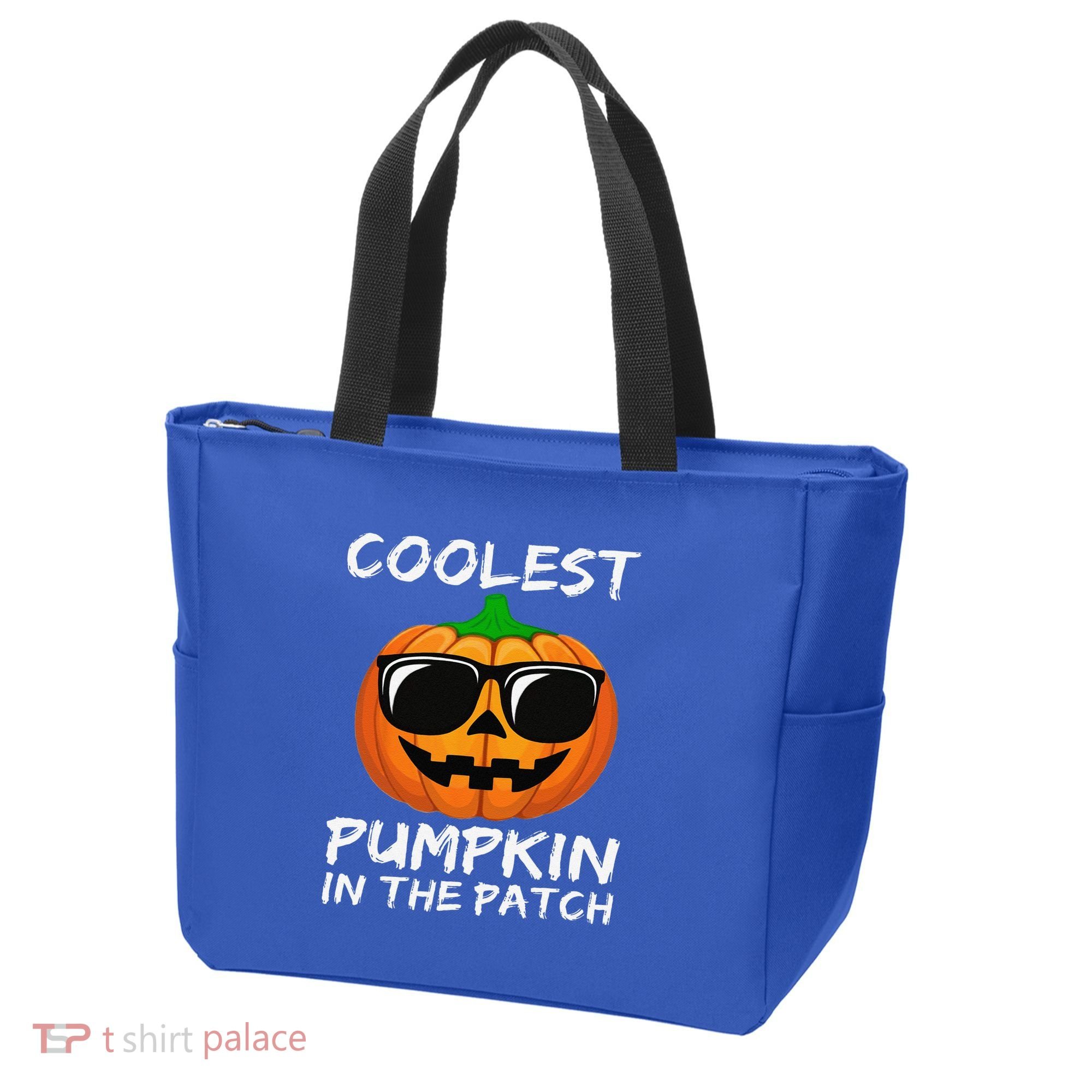 Funny Coolest Pumpkin In The Patch Halloween Funny Tote Bag