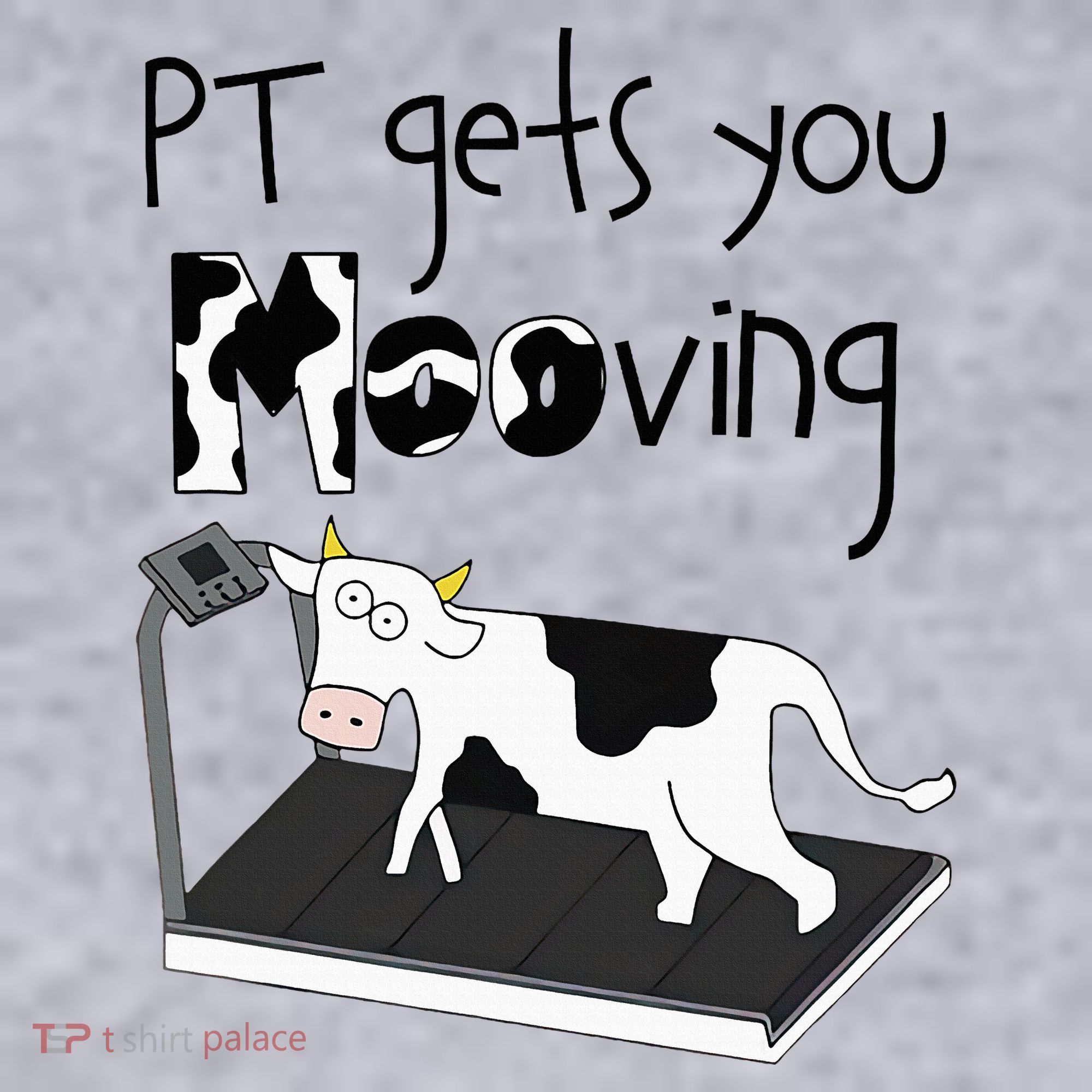 Funny Cow Physical Therapist Pt Therapy Pt Gets You Mooving Women's Sweatshirt
