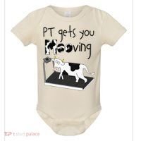 Funny Cow Physical Therapist Pt Therapy Pt Gets You Mooving Baby Bodysuit thumb 0