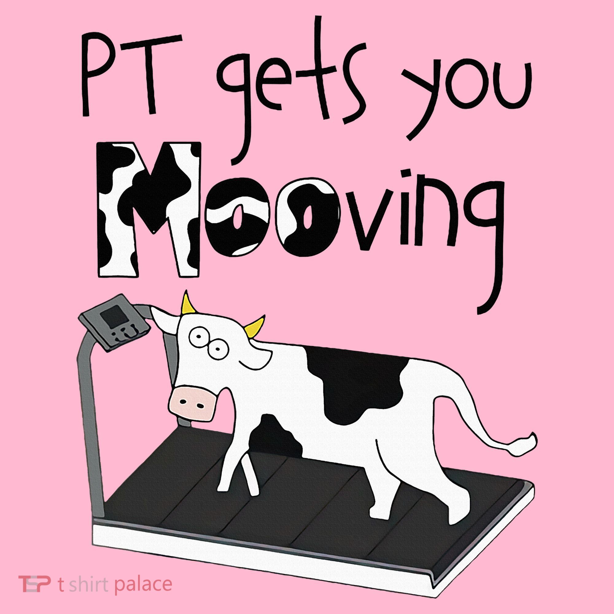 Funny Cow Physical Therapist Pt Therapy Pt Gets You Mooving Coaster