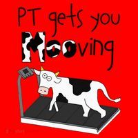 Funny Cow Physical Therapist Pt Therapy Pt Gets You Mooving Santa Hat thumb 1