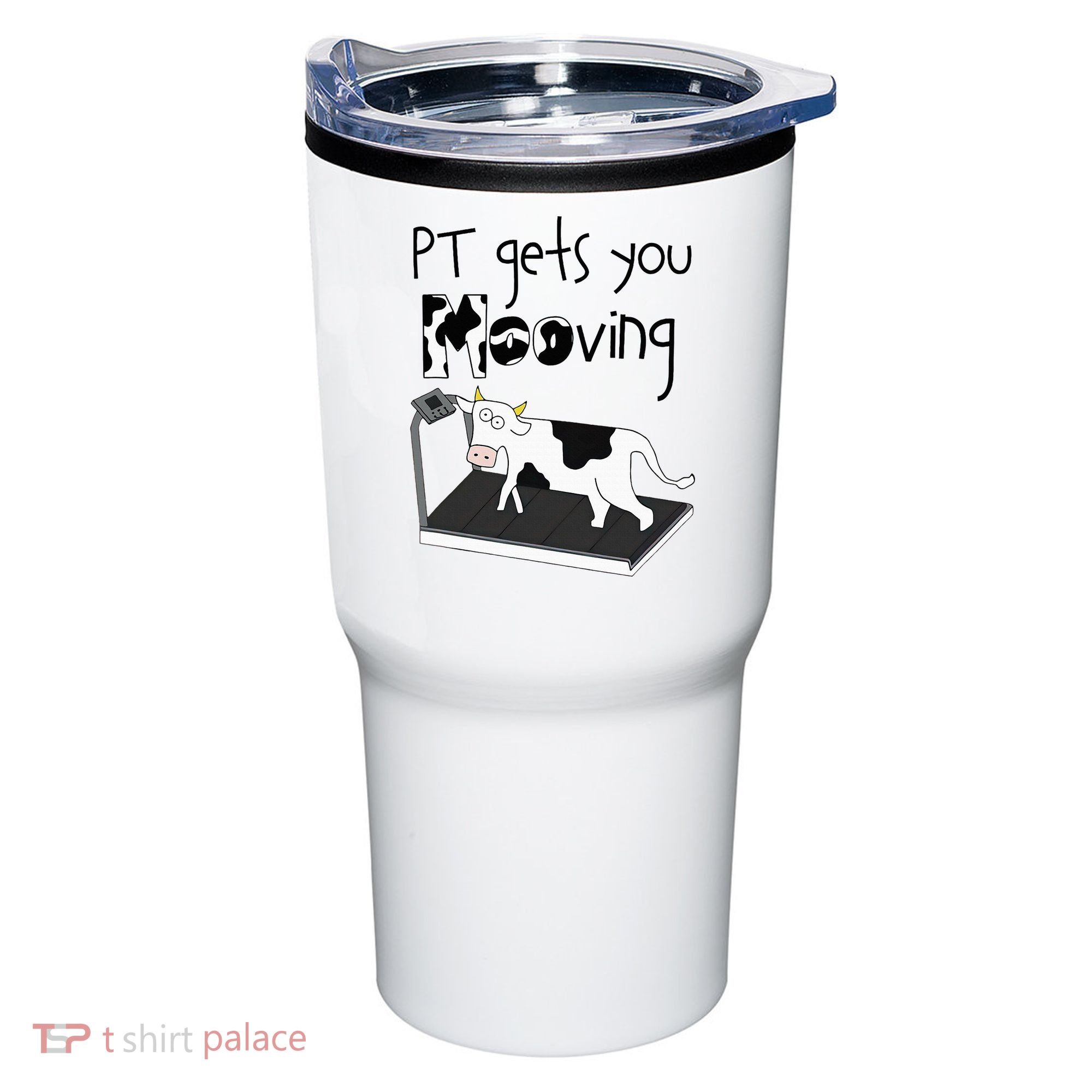 Funny Cow Physical Therapist Pt Therapy Pt Gets You Mooving Tumbler