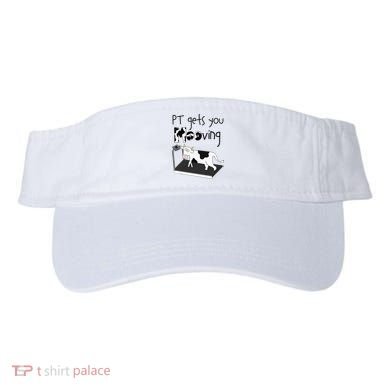 Funny Cow Physical Therapist Pt Therapy Pt Gets You Mooving Visor
