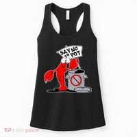 Funny Crawfish Pun Say No To Pot Lobster Festival Crayfish Women's Tank Top thumb 0