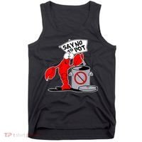 Funny Crawfish Pun Say No To Pot Lobster Festival Crayfish Tank Top thumb 0