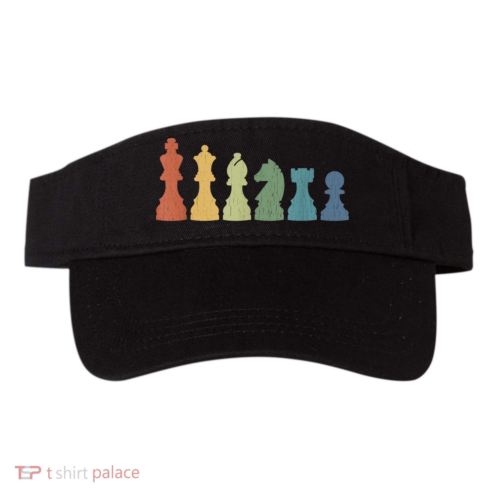 Funny Chess Pieces Board Gift Game Lover Player Themed Chess Gift 9 Visor