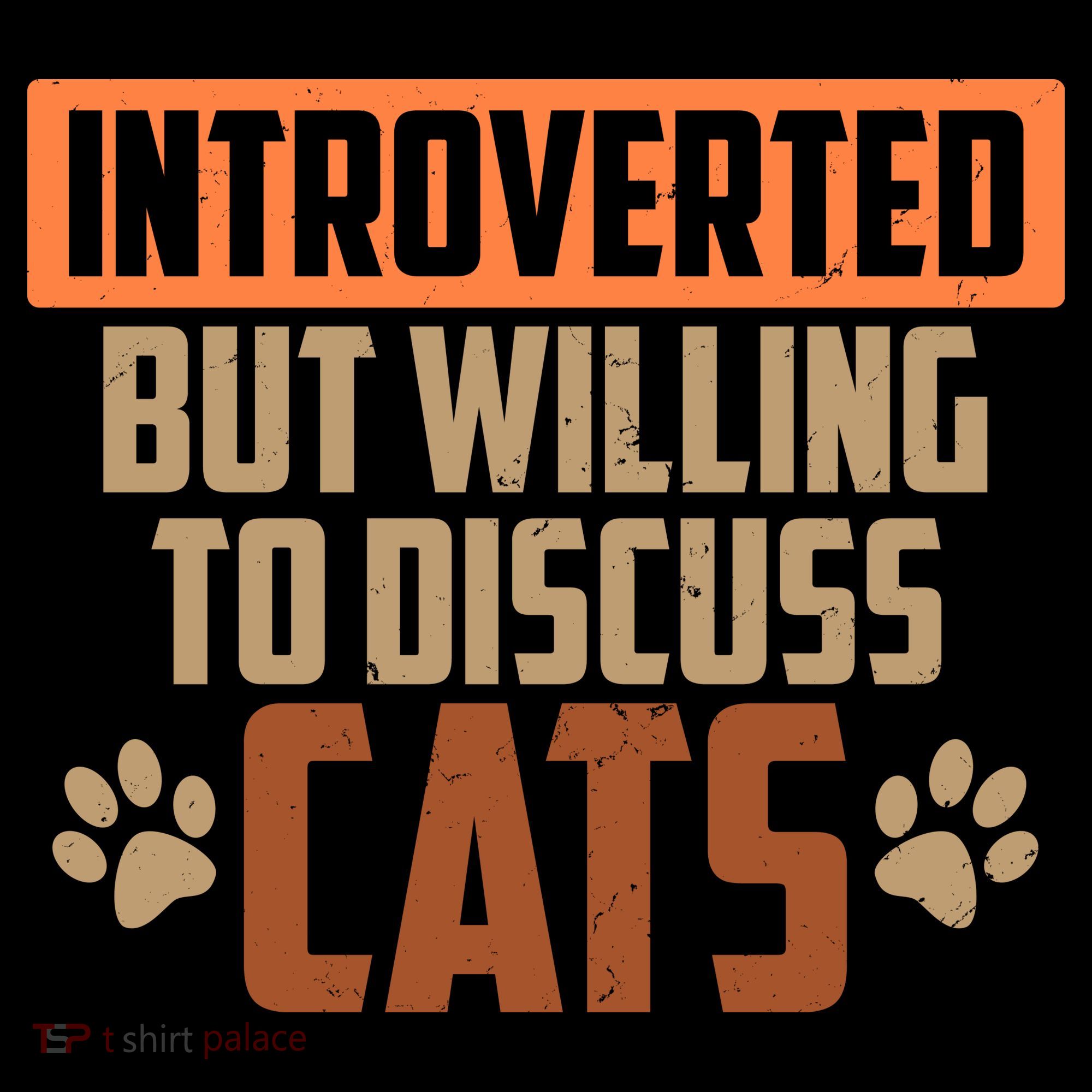 Funny Cat Paws Introverted But Willing To Discuss Cats Coffee Mug