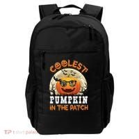 Funny Coolest Pumpkin In The Patch Halloween Graphic Gift Backpack thumb 0