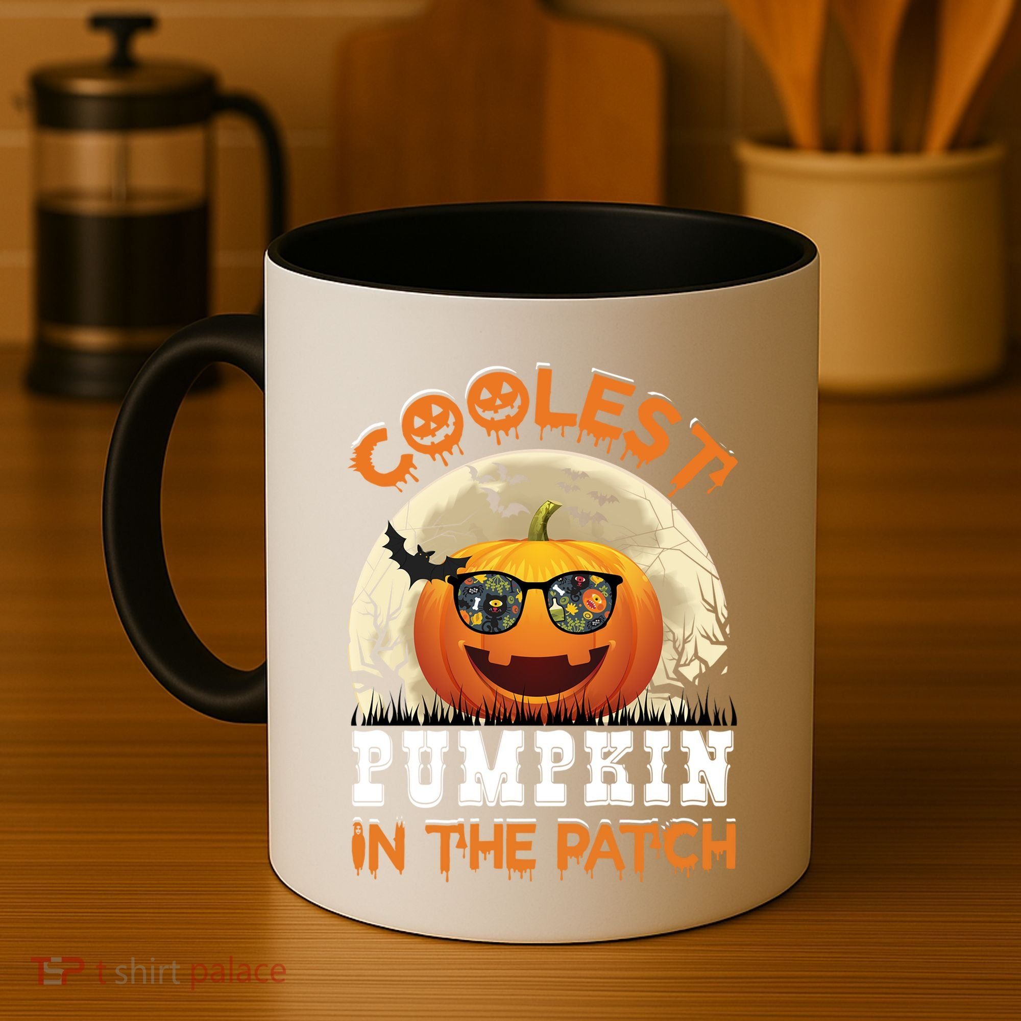 Funny Coolest Pumpkin In The Patch Halloween Graphic Gift Coffee Mug