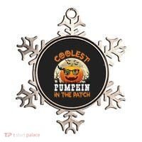 Funny Coolest Pumpkin In The Patch Halloween Graphic Gift Ornament thumb 0