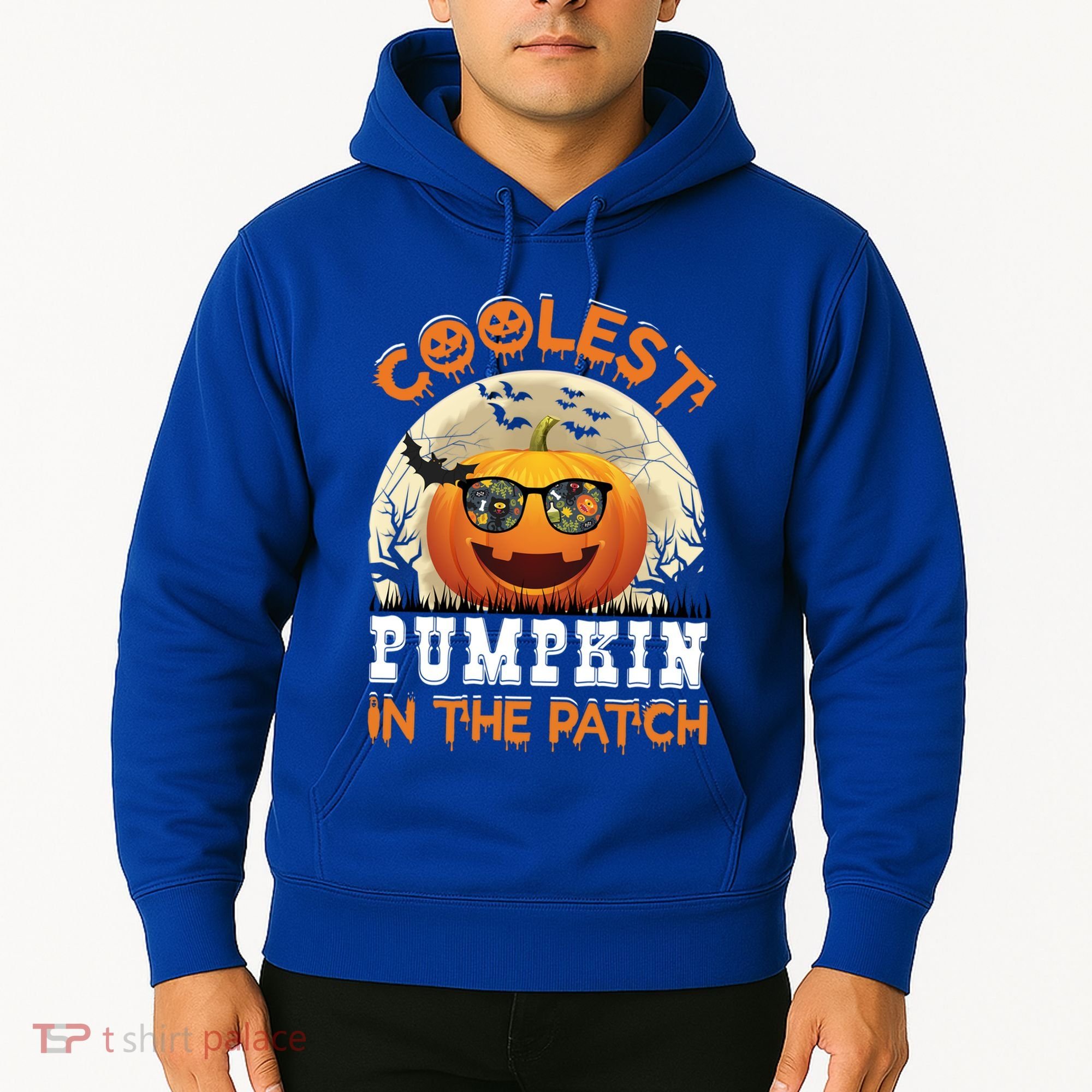 Funny Coolest Pumpkin In The Patch Halloween Graphic Gift Hoodie