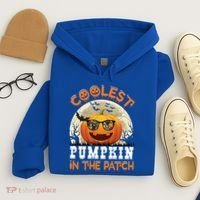 Funny Coolest Pumpkin In The Patch Halloween Graphic Gift Hoodie thumb 4