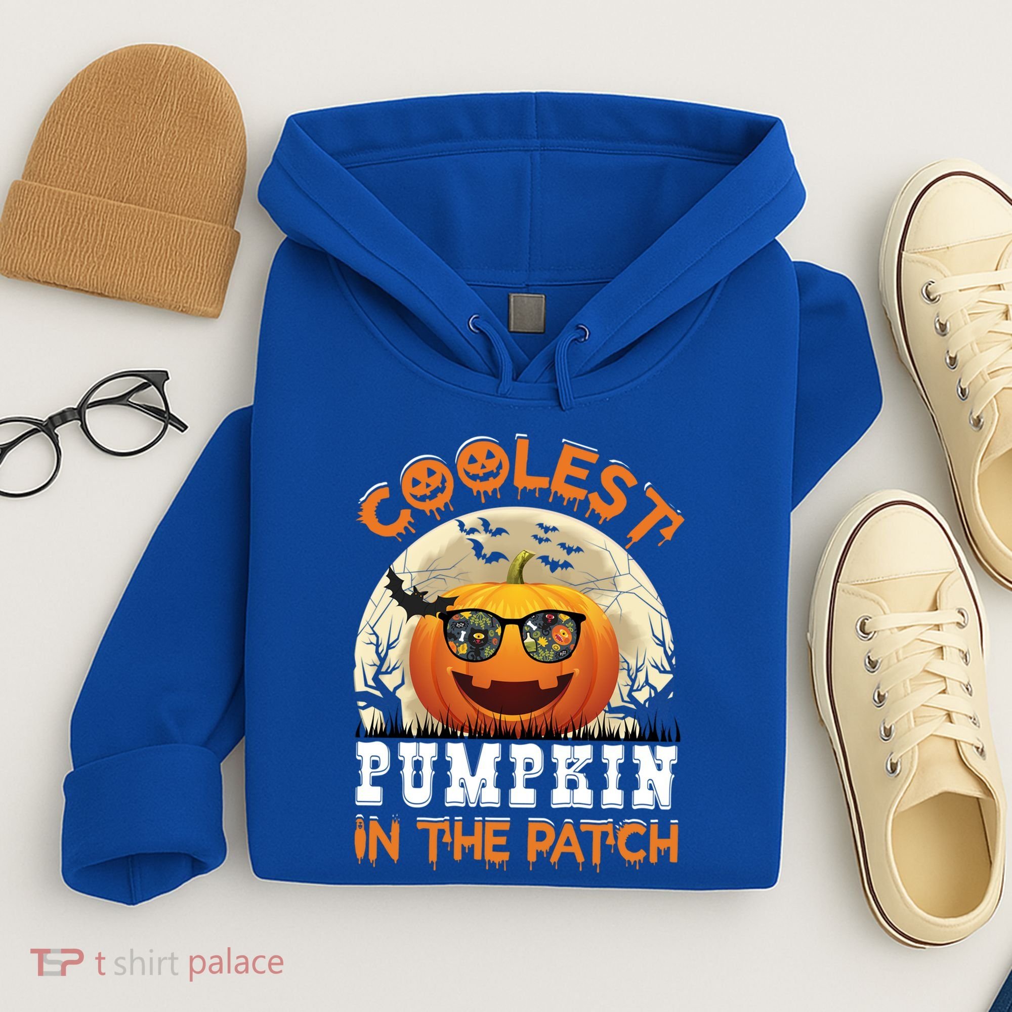 Funny Coolest Pumpkin In The Patch Halloween Graphic Gift Hoodie