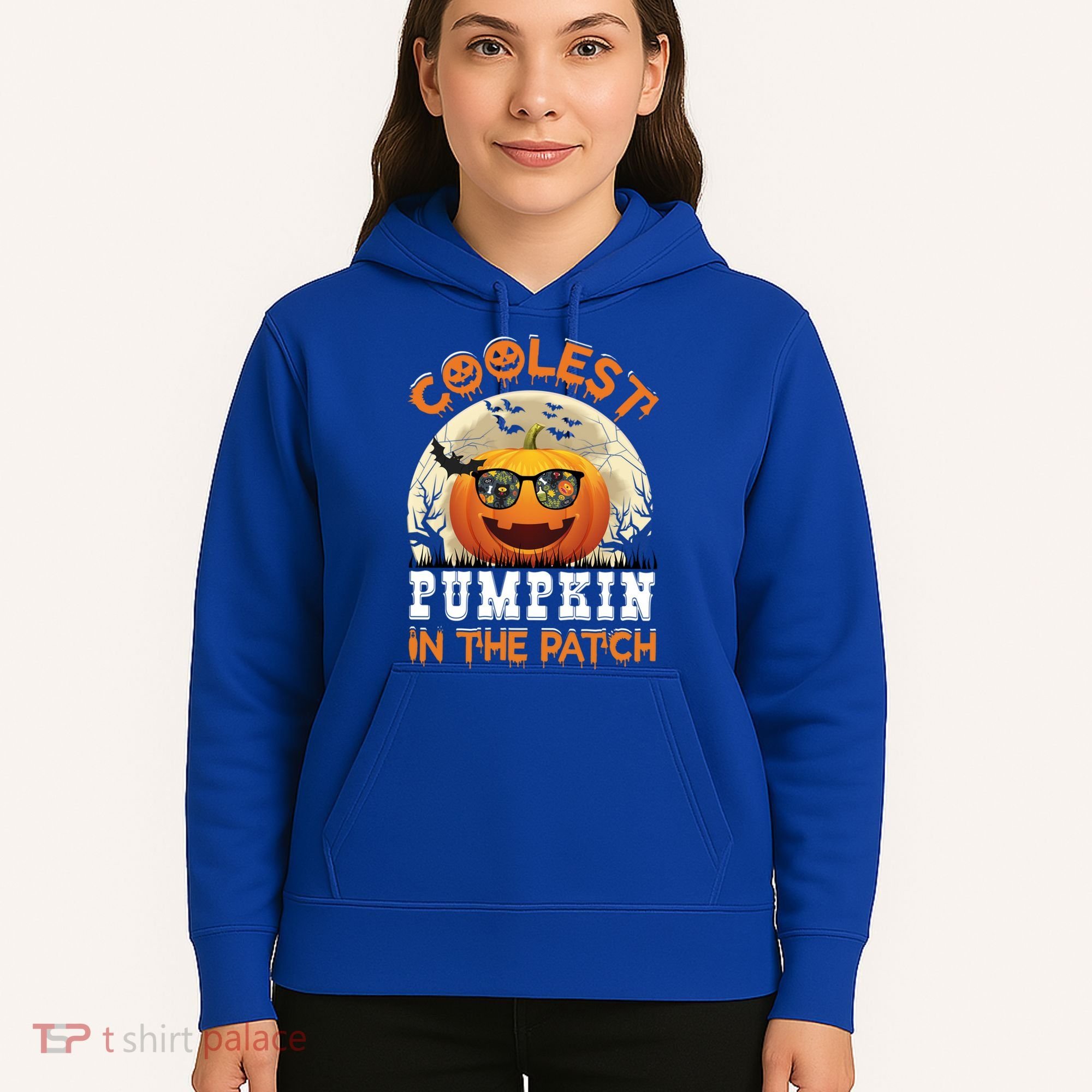 Funny Coolest Pumpkin In The Patch Halloween Graphic Gift Hoodie