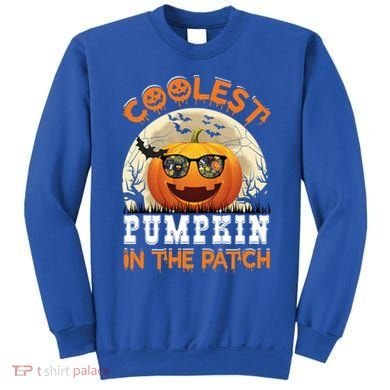 Funny Coolest Pumpkin In The Patch Halloween Graphic Gift Sweatshirt