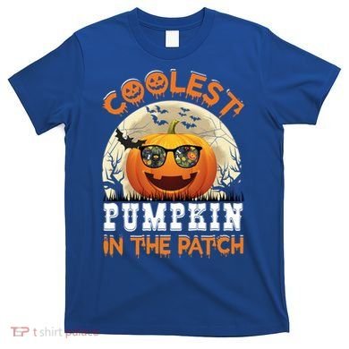 Funny Coolest Pumpkin In The Patch Halloween Graphic Gift T-Shirt