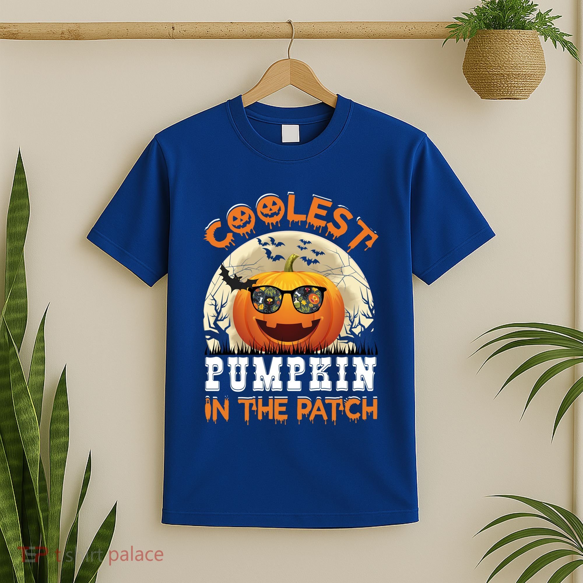 Funny Coolest Pumpkin In The Patch Halloween Graphic Gift T-Shirt