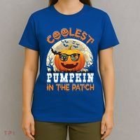 Funny Coolest Pumpkin In The Patch Halloween Graphic Gift T-Shirt thumb 4