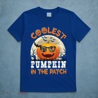 Funny Coolest Pumpkin In The Patch Halloween Graphic Gift T-Shirt thumb 5