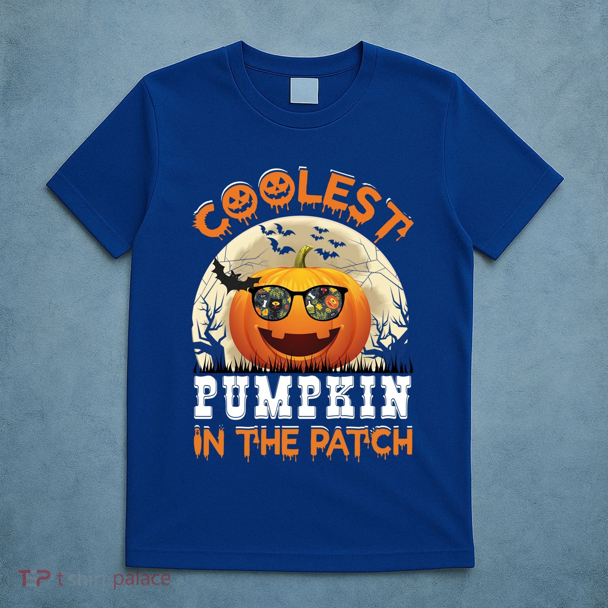 Funny Coolest Pumpkin In The Patch Halloween Graphic Gift T-Shirt