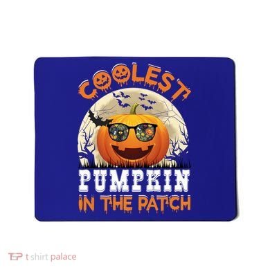 Funny Coolest Pumpkin In The Patch Halloween Graphic Gift Mousepad