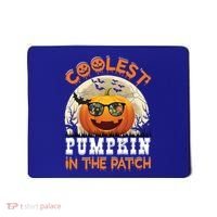 Funny Coolest Pumpkin In The Patch Halloween Graphic Gift Mousepad thumb 0