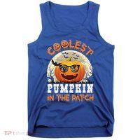 Funny Coolest Pumpkin In The Patch Halloween Graphic Gift Tank Top thumb 0