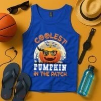 Funny Coolest Pumpkin In The Patch Halloween Graphic Gift Tank Top thumb 4