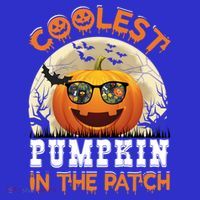 Funny Coolest Pumpkin In The Patch Halloween Graphic Gift Toddler T-Shirt thumb 4