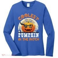 Funny Coolest Pumpkin In The Patch Halloween Graphic Gift Women's Long Sleeve Shirt thumb 0