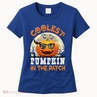 Funny Coolest Pumpkin In The Patch Halloween Graphic Gift Women's T-Shirt thumb 0