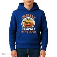 Funny Coolest Pumpkin In The Patch Halloween Graphic Gift Kids Hoodie thumb 4