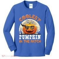 Funny Coolest Pumpkin In The Patch Halloween Graphic Gift Kids Long Sleeve Shirt thumb 0