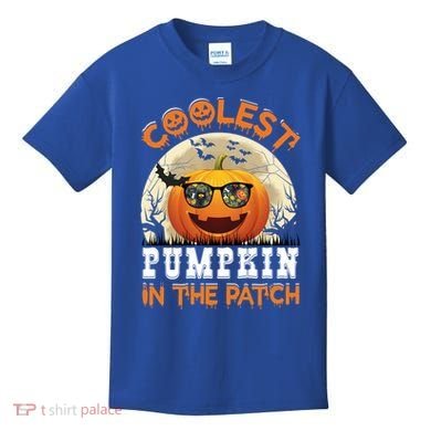 Funny Coolest Pumpkin In The Patch Halloween Graphic Gift Kids T-Shirt