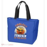 Funny Coolest Pumpkin In The Patch Halloween Graphic Gift Tote Bag thumb 3