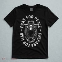Funny Christian Pray For Peace Prepare For War T-Shirt thumb 5