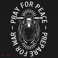 Funny Christian Pray For Peace Prepare For War Women's Tank Top thumb 5