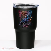 F-Caw-F Crow Pun, Gothic Dark Humor Tumbler thumb 0