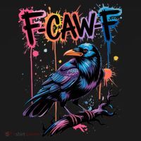 F-Caw-F Crow Pun, Gothic Dark Humor Toddler Hoodie thumb 2
