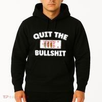 Funny Card Player Pitch Quit The Bullshit Hoodie thumb 2