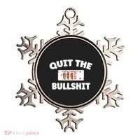 Funny Card Player Pitch Quit The Bullshit Ornament thumb 0
