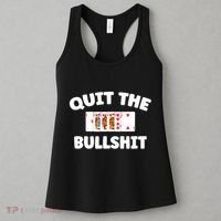 Funny Card Player Pitch Quit The Bullshit Women's Tank Top thumb 3