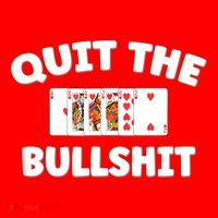 Funny Card Player Pitch Quit The Bullshit Santa Hat thumb 1