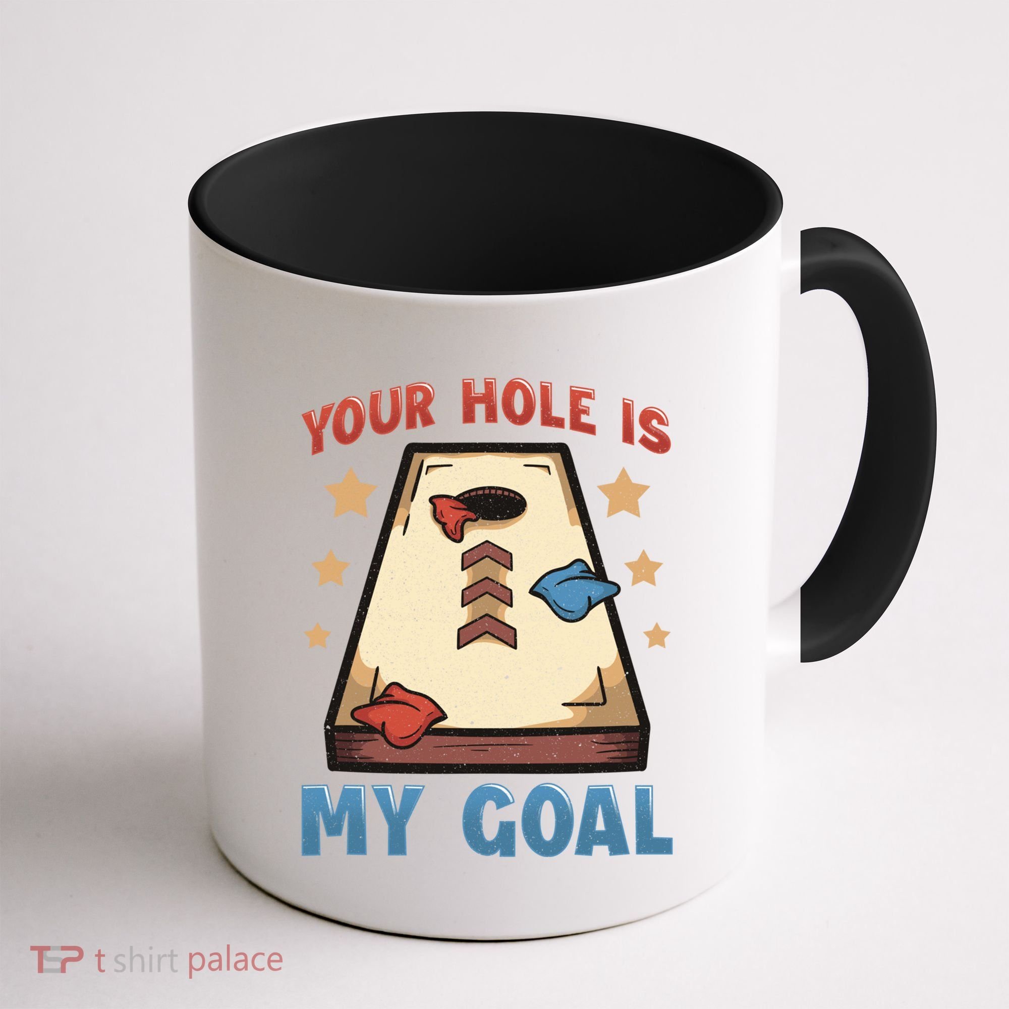 Funny Cornhole Player Your Hole Is My Goal Meaningful Gift Coffee Mug