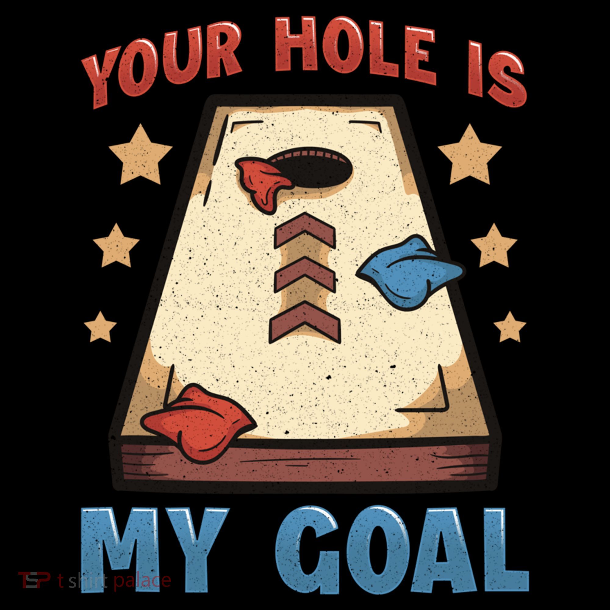 Funny Cornhole Player Your Hole Is My Goal Meaningful Gift Women's Hoodie
