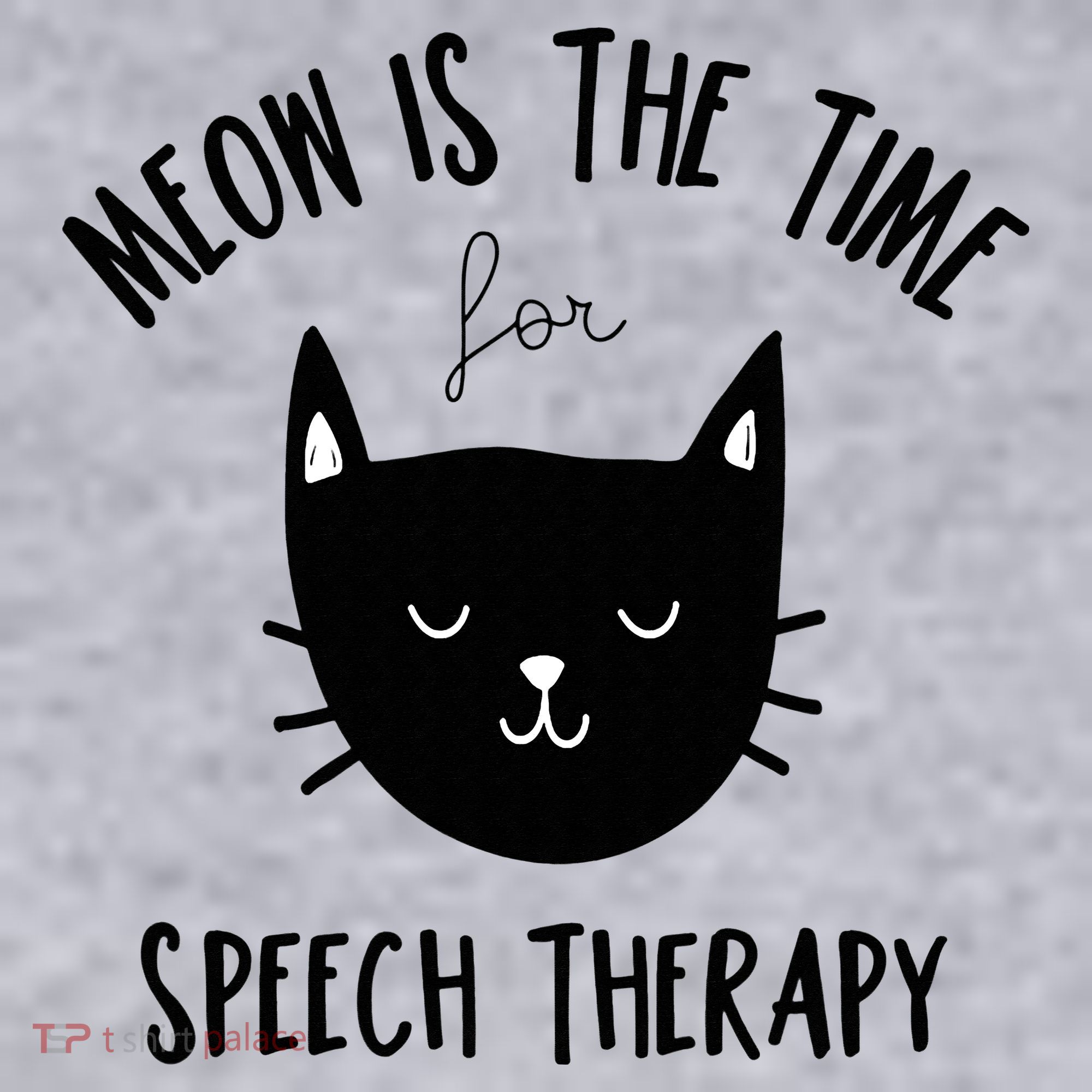 Funny Cat Pun Speech Therapy SLP Therapist Cute Kitten Women's Sweatshirt